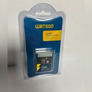NEW Watson Li-ion Battery Pack Replaces Canon NB-1L NB-1LH 3.6V 1010mAh